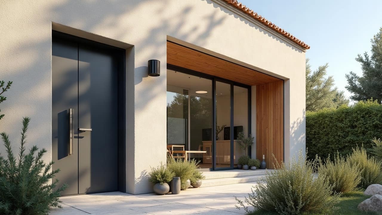Porte d'entrée sur mesure : isolation, sécurité et cohérence de façade