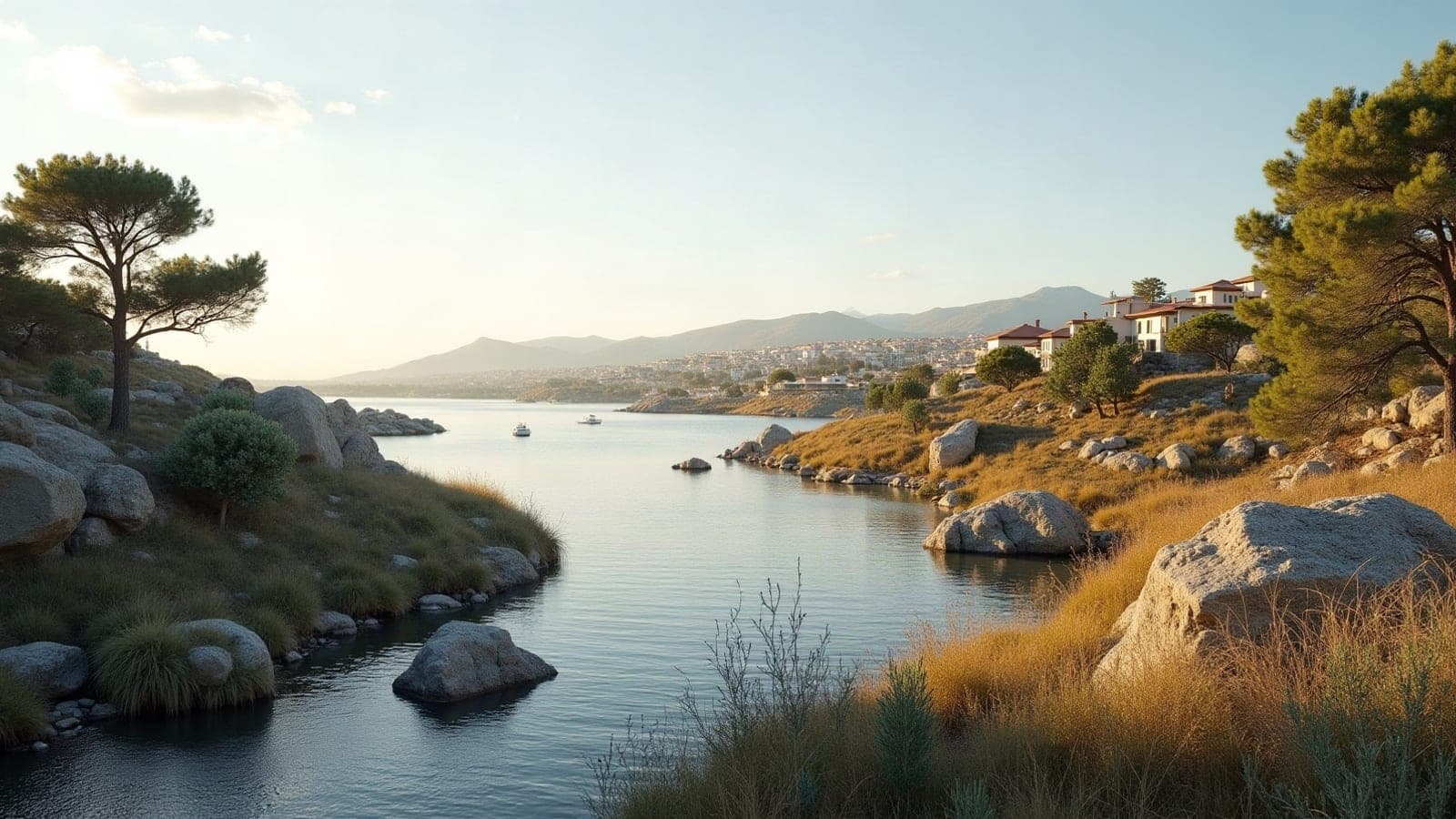 Étang littoral entre l'étang de l'Or et l'étang de Pérols