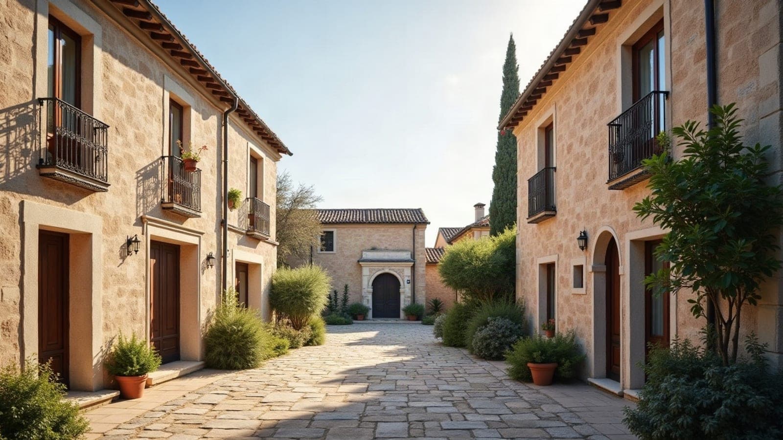 Centre de village médiéval fortifié, à Pignan