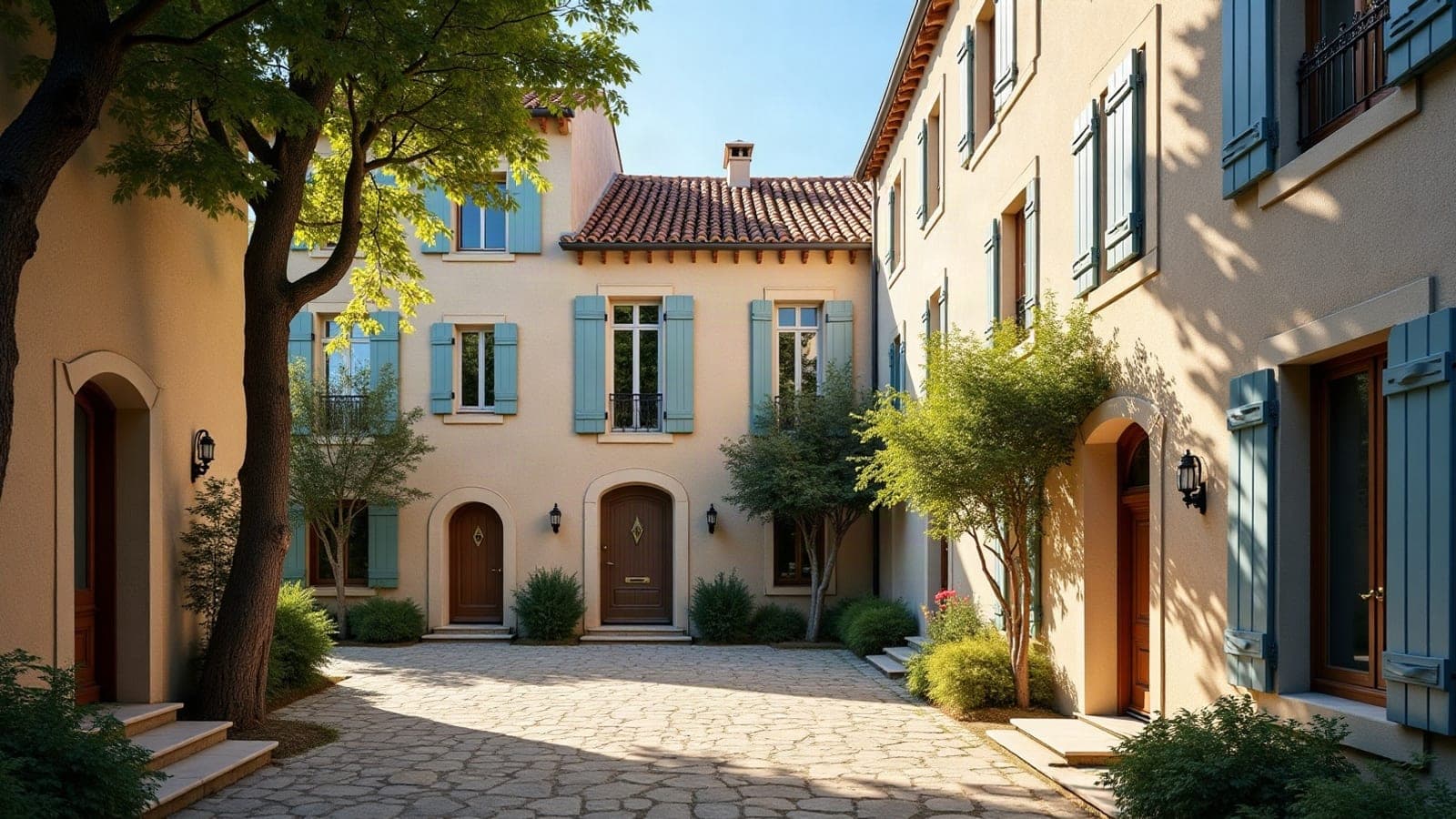 Vieux village languedocien aux ruelles étroites, à Saint-Jean-de-Védas